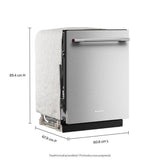 360(degree) Max Jets™ Third Rack Dishwasher with Stemware Shield and Stemware Clips, 44 dBA