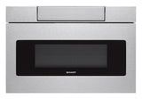 24 in. 1.2 cu. ft. 950W Sharp Stainless Steel Microwave Drawer Oven