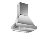 36 Wallmount Canopy and Base Hood, 1 motor 600 CFM Stainless Steel