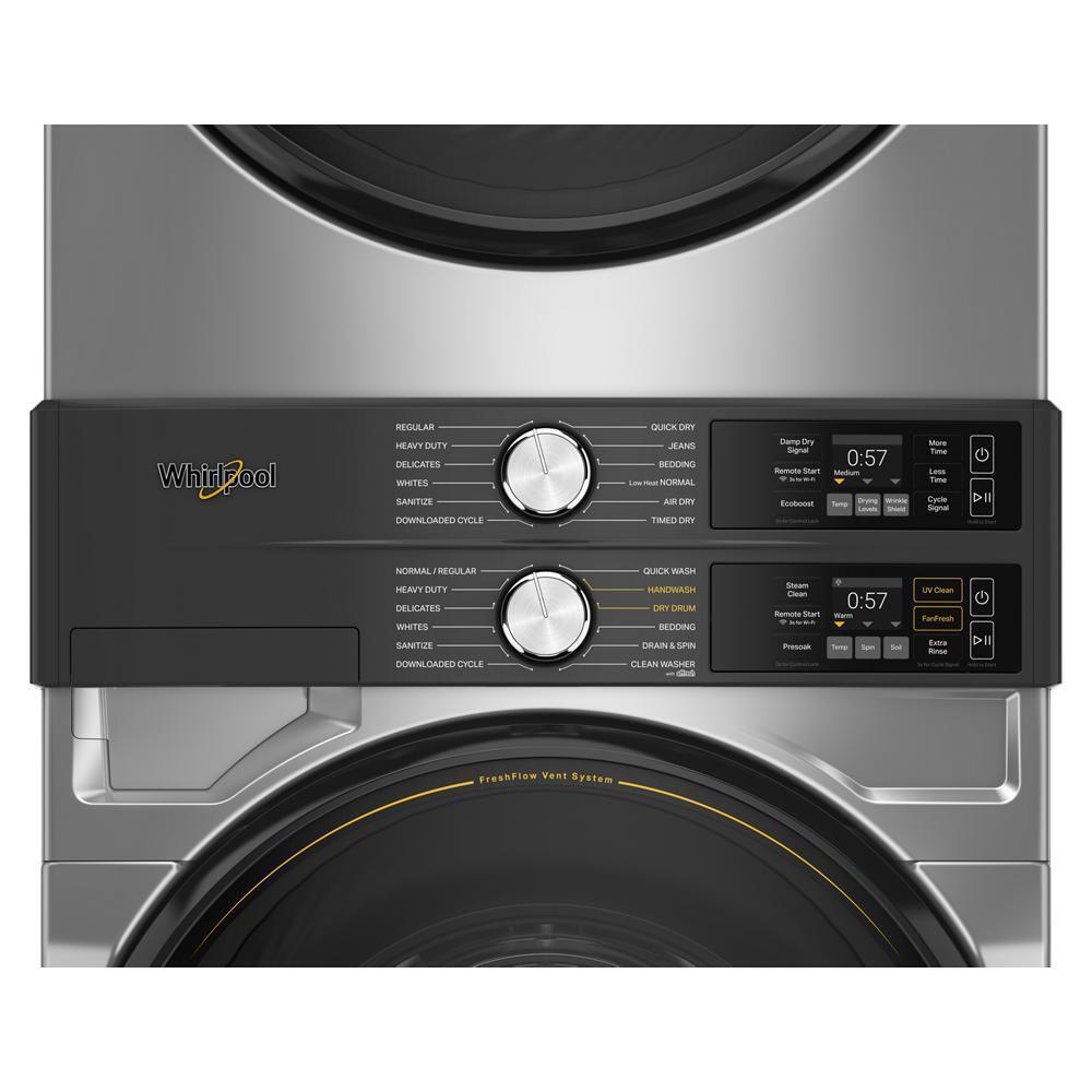 4.5 cu. ft. Smart ENERGY STAR® Front Load Washer & 7.4 cu. ft. Electric Dryer Laundry Tower with FreshFlowTM Vent System & UV Clean Technology