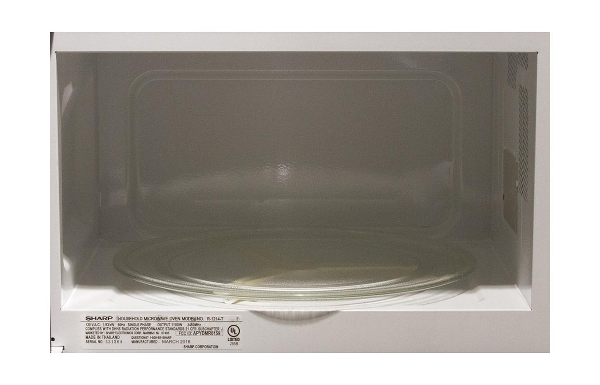 1.5 cu. ft. 1100W Stainless Steel Sharp Over-the-Counter Carousel Microwave Oven