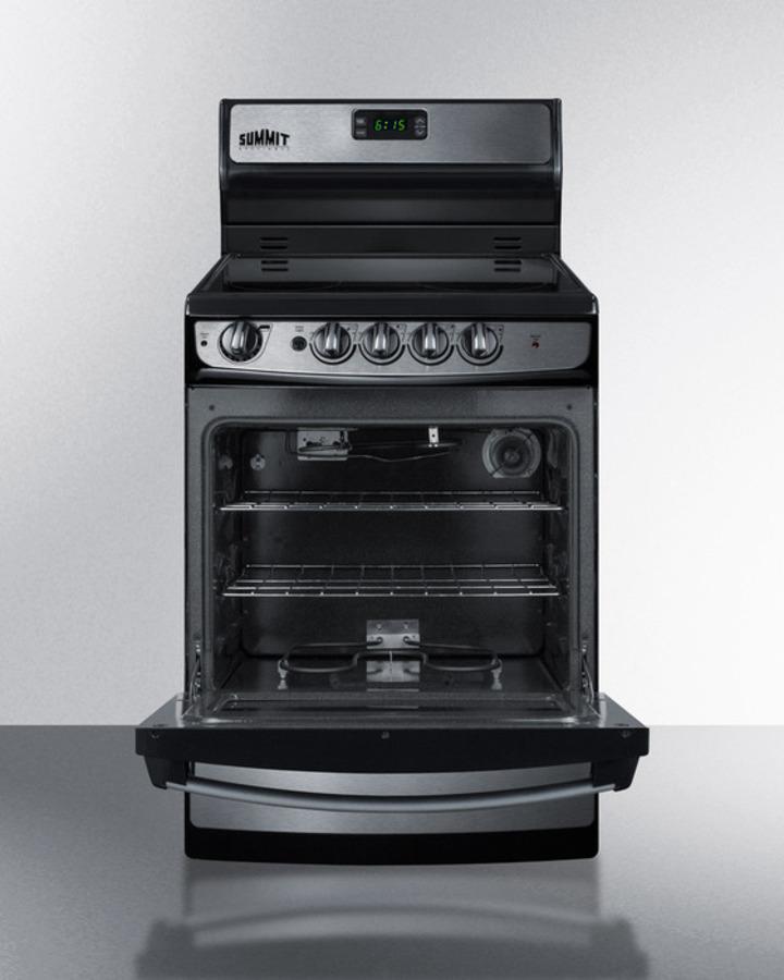 24" Wide Electric Smooth-top Range