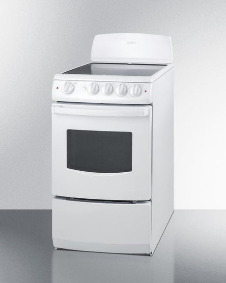 20" Wide Electric Smooth-top Range