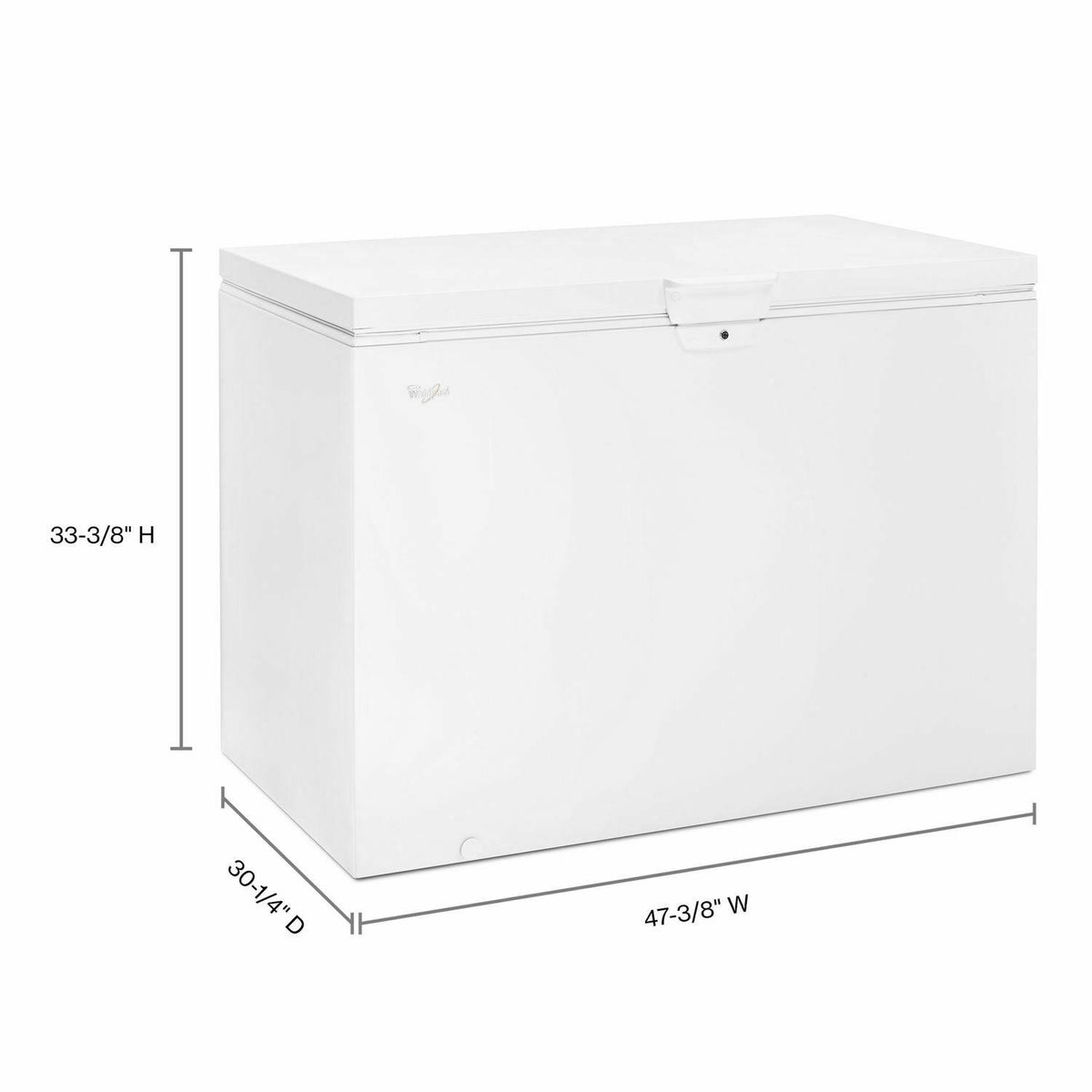 15 cu. ft. Chest Freezer with Large Storage Baskets - White
