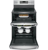 GE® 30" Free-Standing Electric Double Oven Convection Range