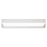 Broan® 30-Inch Ducted Under-Cabinet Range Hood w/ Easy Install System, 210 Max Blower CFM, White
