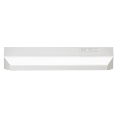 Broan® 21-Inch Ducted Under-Cabinet Range Hood, 210 MAX Blower CFM, White