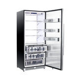 FORNO Cologne - 30" Freestanding 18.4 Cu.Ft. Stainless Steel Refrigerator