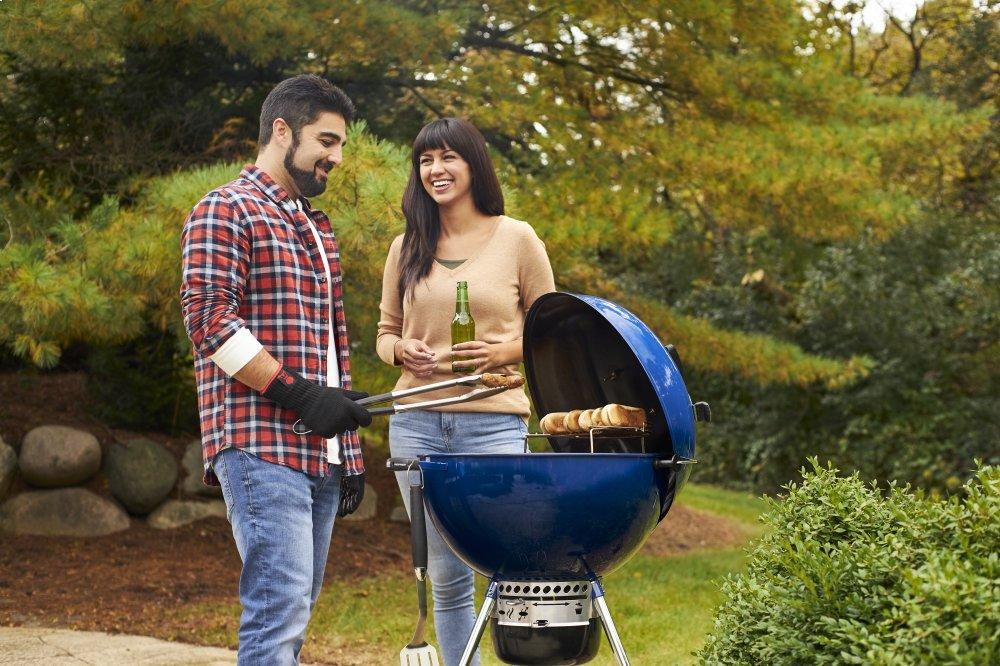 Master-Touch Charcoal Grill 22" - Deep Ocean Blue