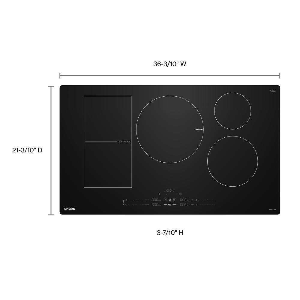 36-Inch Wide Induction Cooktop with Power Boost