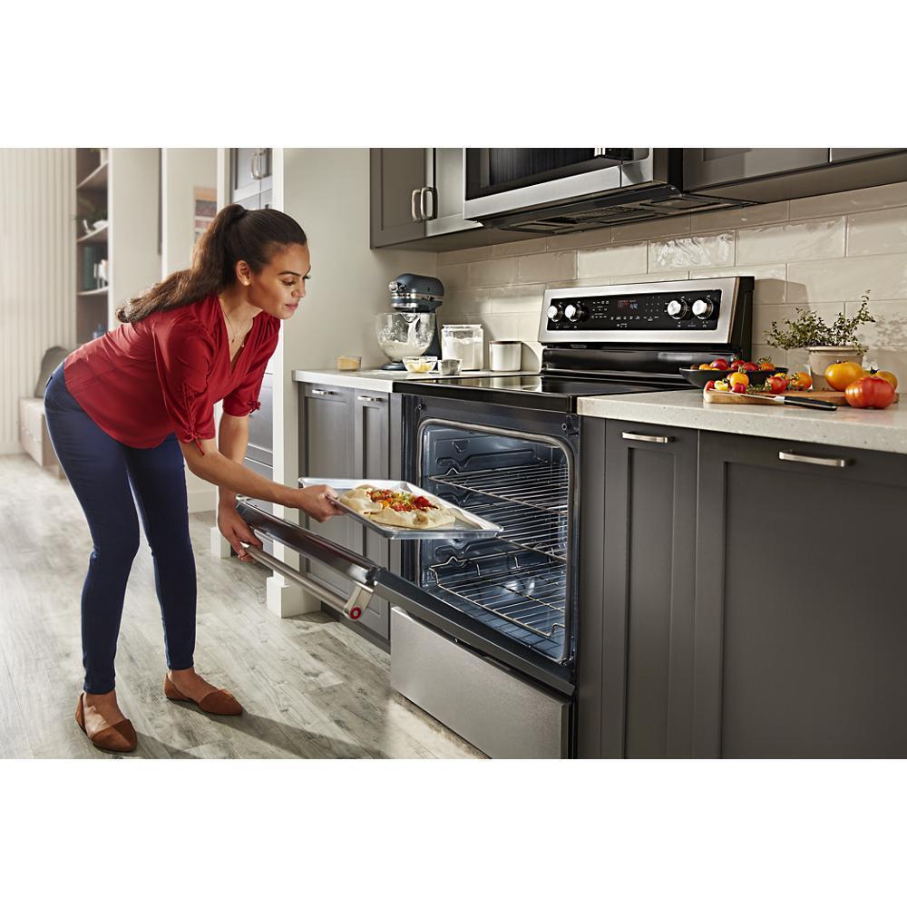 30-Inch 5 Element Electric Convection Range with PrintShield™ Finish