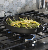 GE Profile™ 30" Smart Slide-In Front-Control Gas Double Oven Convection Range