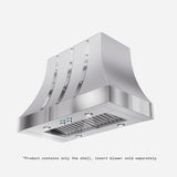 ORISTANO Wall Mount Range Hood 48" wide - NACFM