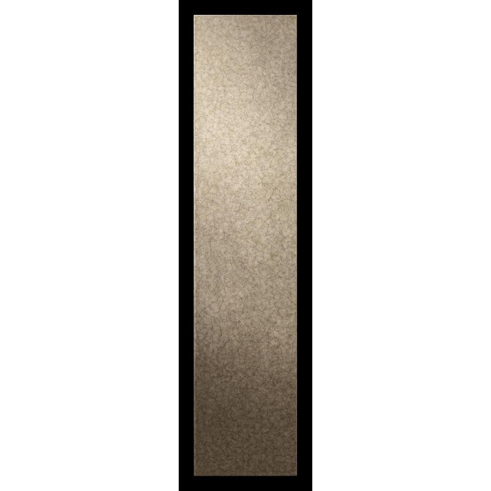 18" Elements Collection Eggshell Crackle Taupe Custom Column Panel