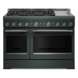 KitchenAid® 48-Inch 6 Burner Commercial-Style Gas Range with Griddle