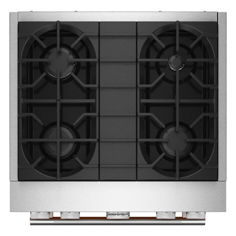30-Inch 4 Burner Commercial-Style Dual Fuel Range with No Preheat Air Fry Mode
