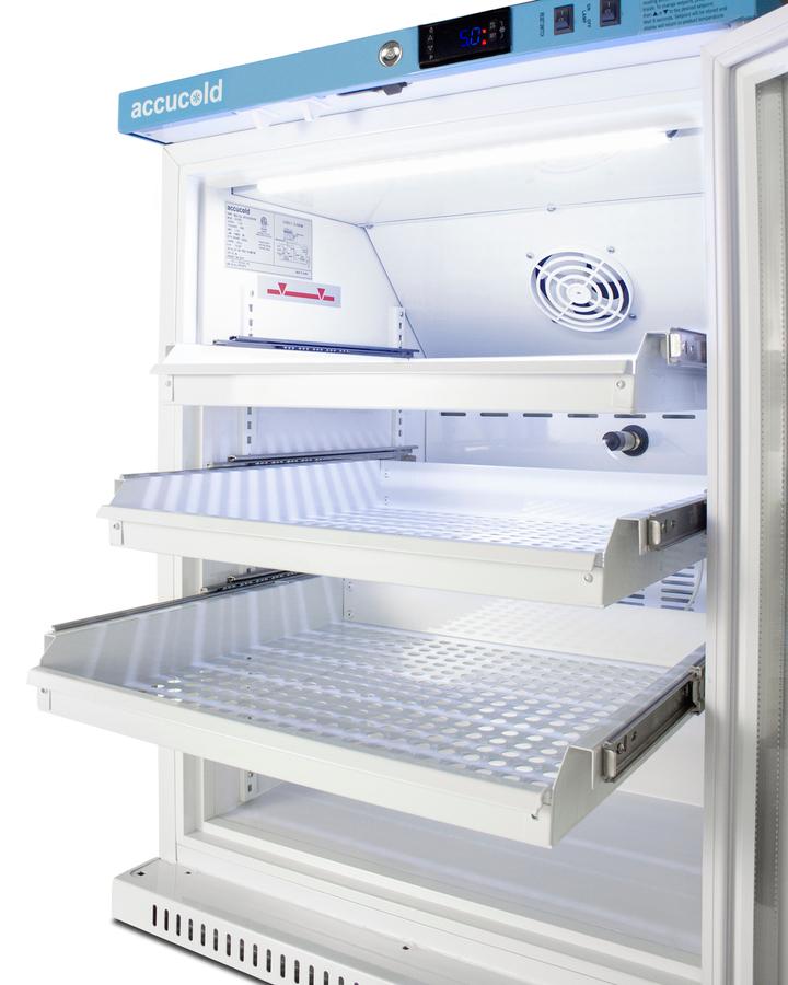 6 CU.FT. ADA Height Vaccine Refrigerator With Removable Drawers