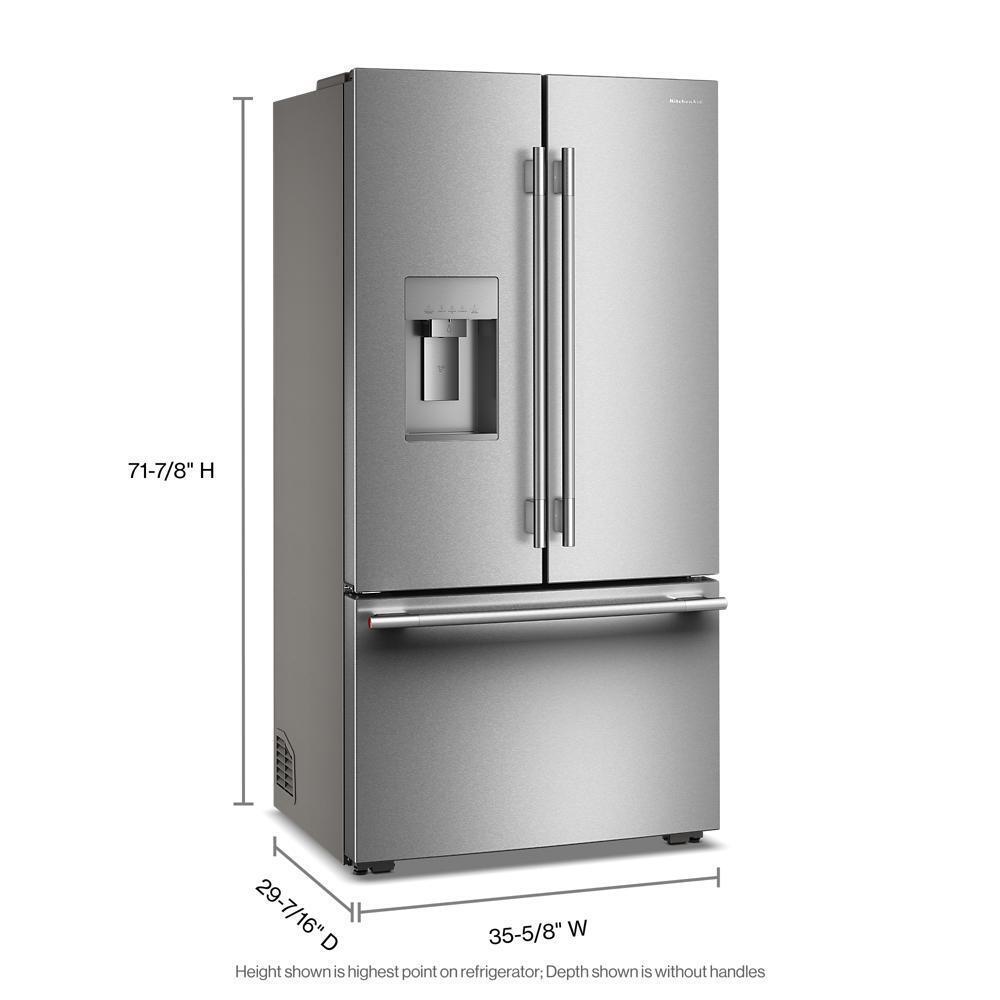 Counter-Depth French Door Refrigerator with External Water Dispenser