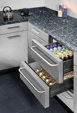 24" Wide 3-drawer All-refrigerator