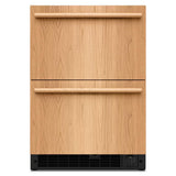 24" Panel-Ready Undercounter Double-Drawer Refrigerator/Freezer