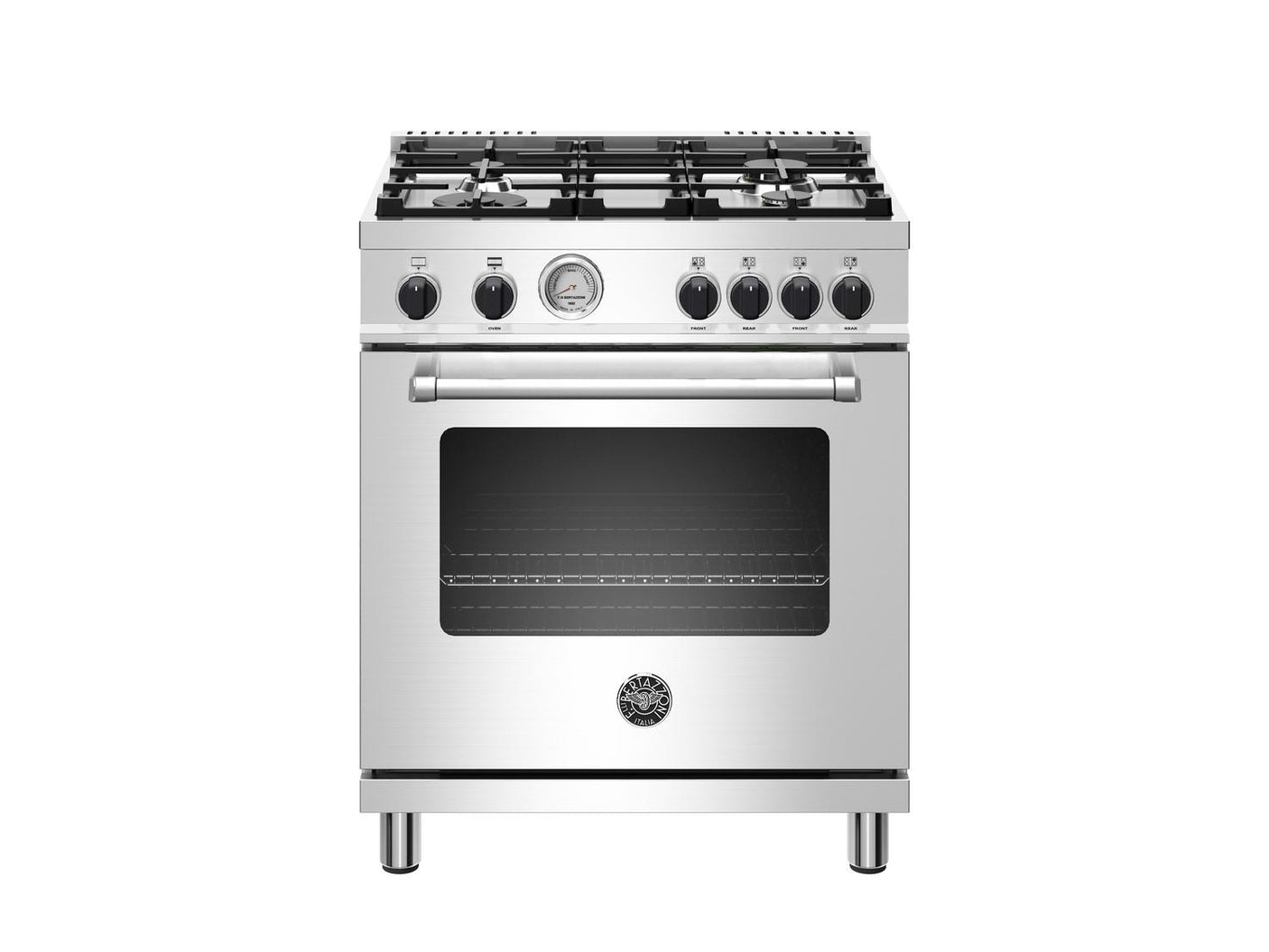 30 inch All Gas Range, 4 Burner Stainless Steel