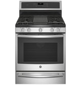 GE Profile™ 30" Smart Free-Standing Gas Convection Range with Warming Drawer
