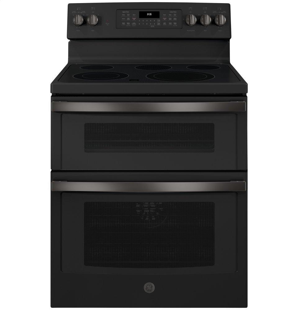 GE® 30" Free-Standing Electric Double Oven Convection Range