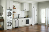 300 Series Cond. Dryer - 208/240V, Cap. 4.0 cu.ft., 15 Cyc.,67 dBA Galv.Drum, White/Door Non-Rev.