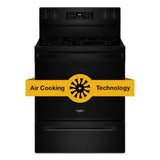 30-inch Energy Star Electric Range with Air Cooking Technology, No Preheat Air Fry and Air Baking and Self Clean