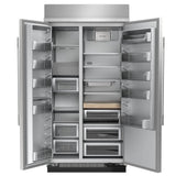 48" Built-In Side-by-Side Refrigerator with Platinum Interior