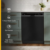 Heavy-Duty Dishwasher with 1-Hour Wash Cycle