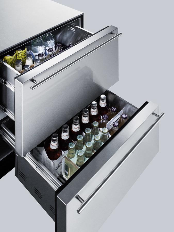 24" Wide 2-drawer All-refrigerator, ADA Compliant