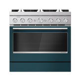 36-Inch 6 Burner Commercial-Style Dual Fuel Range with No Preheat Air Fry Mode