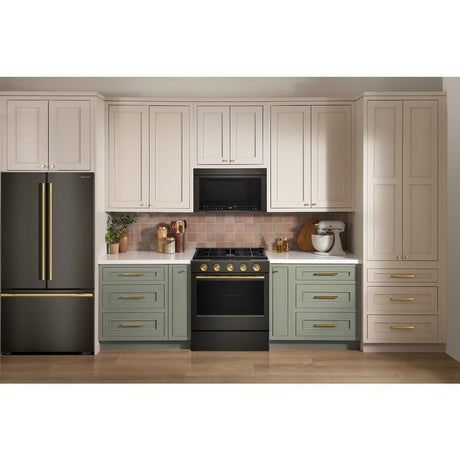 Brass Handle and Knob Hardware Accessory Kit for KitchenAid® Slide-In ConvectionRange