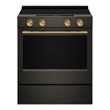 Brass Handle and Knob Hardware Accessory Kit for KitchenAid® Slide-In ConvectionRange