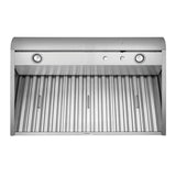 **DISCONTINUED** Broan® 48-Inch Wall-Mount Range Hood Shell w/ Light & Heat Sentry™, External Blower Stainless Steel