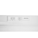 Broan® 36-Inch Convertible Under-Cabinet Range Hood, 230 Max Blower CFM, White-on-White
