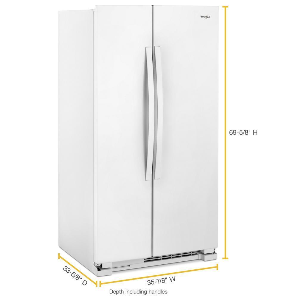 36-inch Wide Side-by-Side Refrigerator - 25 cu. ft.