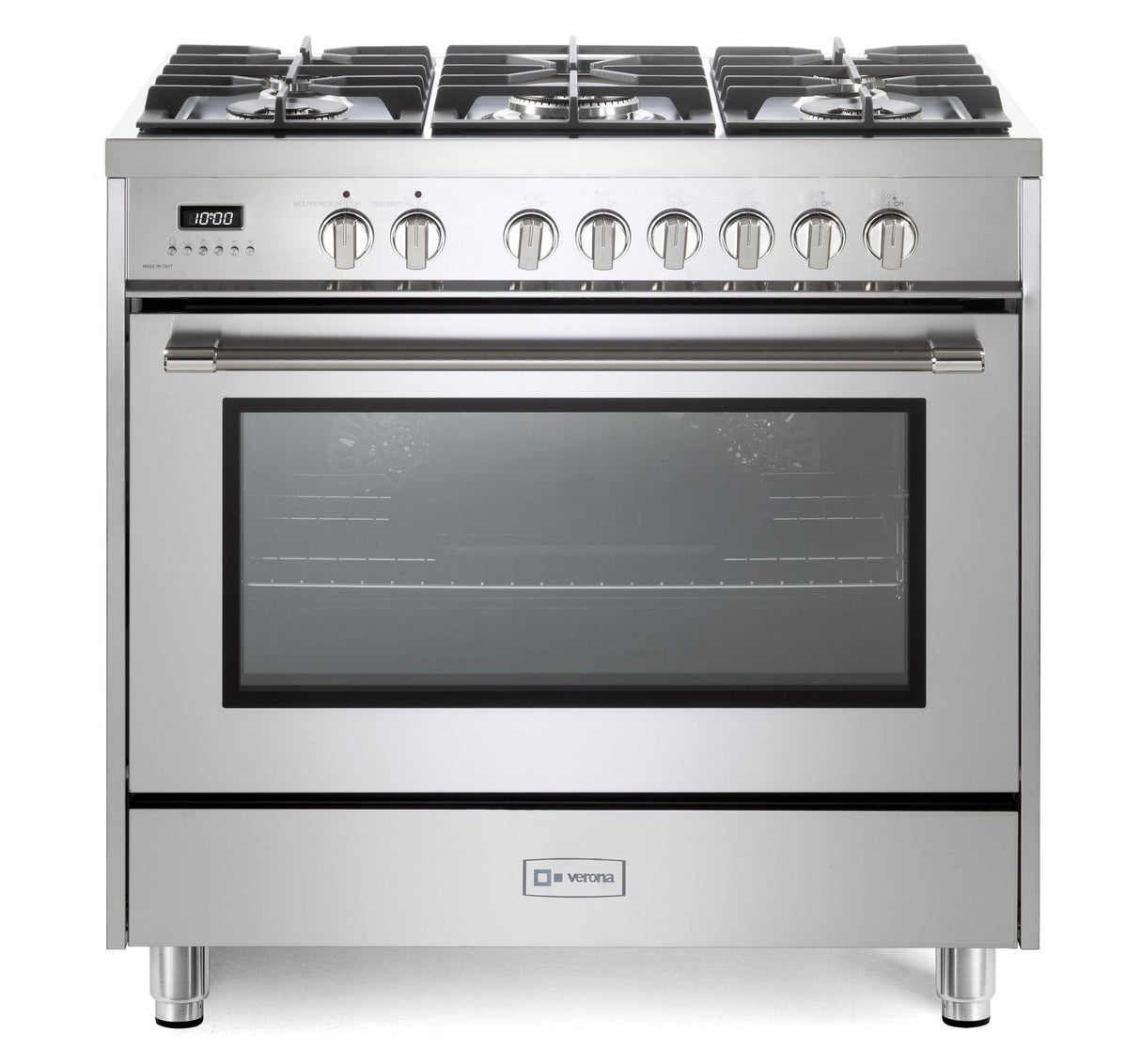 Verona Prima 36" Dual Fuel Range - Stainless Steel