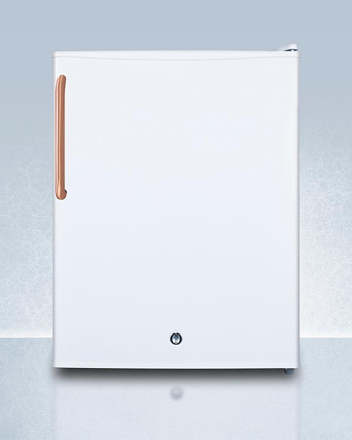 Compact All-refrigerator With Antimicrobial Pure Copper Handle