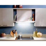 DISCONTINUED-Broan® Elite 30-Inch Under-Cabinet Slide-Out Range Hood w/ Light, White