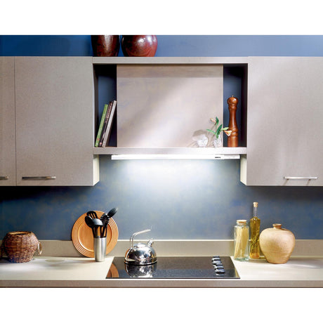 DISCONTINUED-Broan® Elite 30-Inch Under-Cabinet Slide-Out Range Hood w/ Light, White