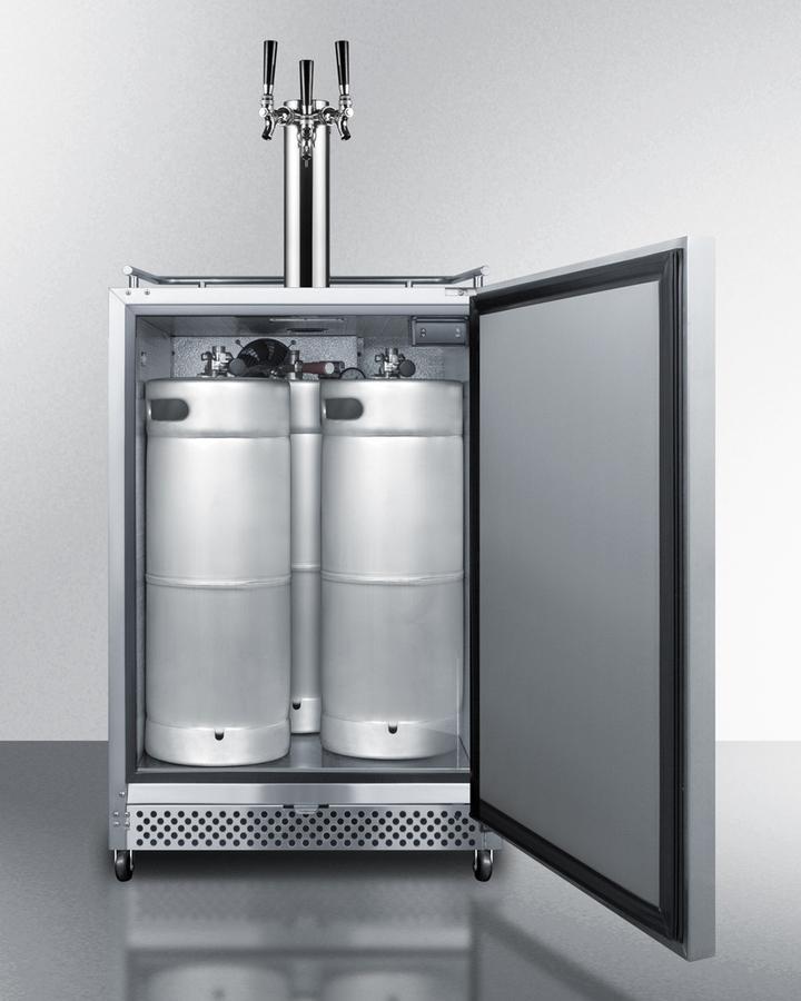 24" Wide Built-in Outdoor Kegerator