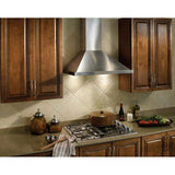 **DISCONTINUED** Broan® 30-Inch European Style Wall-Mount Chimney Range Hood, 450 CFM, Stainless Steel