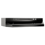 **DISCONTINUED** Broan® 36-Inch Convertible Under-Cabinet Range Hood, 220 CFM, Black