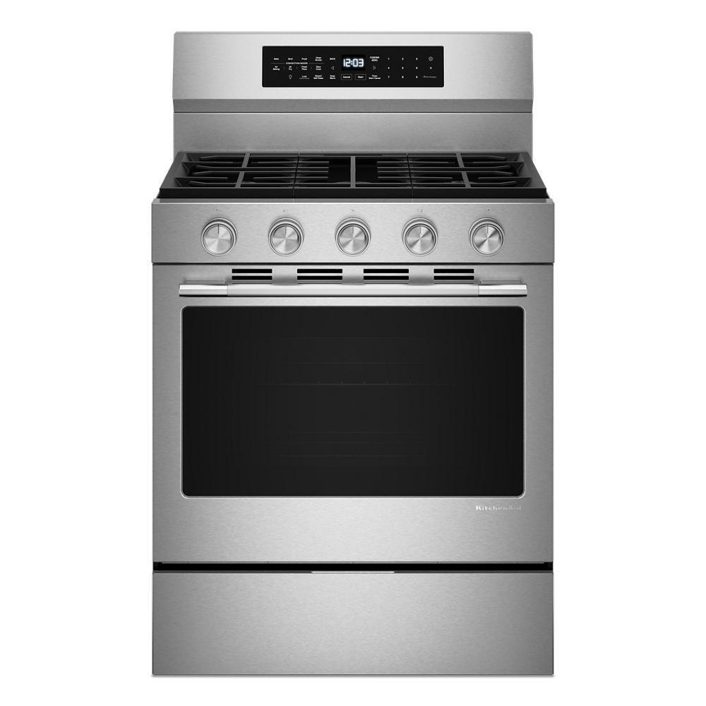 5.0 Cu. Ft. Smart Freestanding Gas Range with Convection Cooking Modes