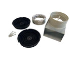 Recirculation kit for CONX/14 - PRO1X/14 models Stainless Steel