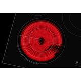 36" Oblivion Glass Electric Radiant Downdraft Cooktop with Tap Touch Controls