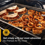 30-inch Electric Smart Range with Air Cooking Technology and Steam Clean