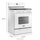 30-inch Wide Gas Range With 5th Oval Burner - 5.0 Cu. Ft.